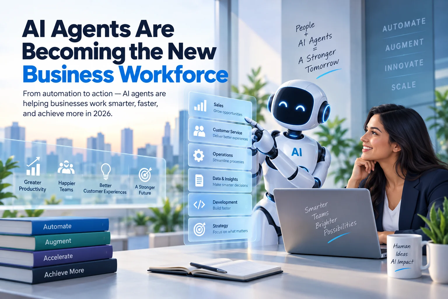 AI agents for business working alongside human teams
